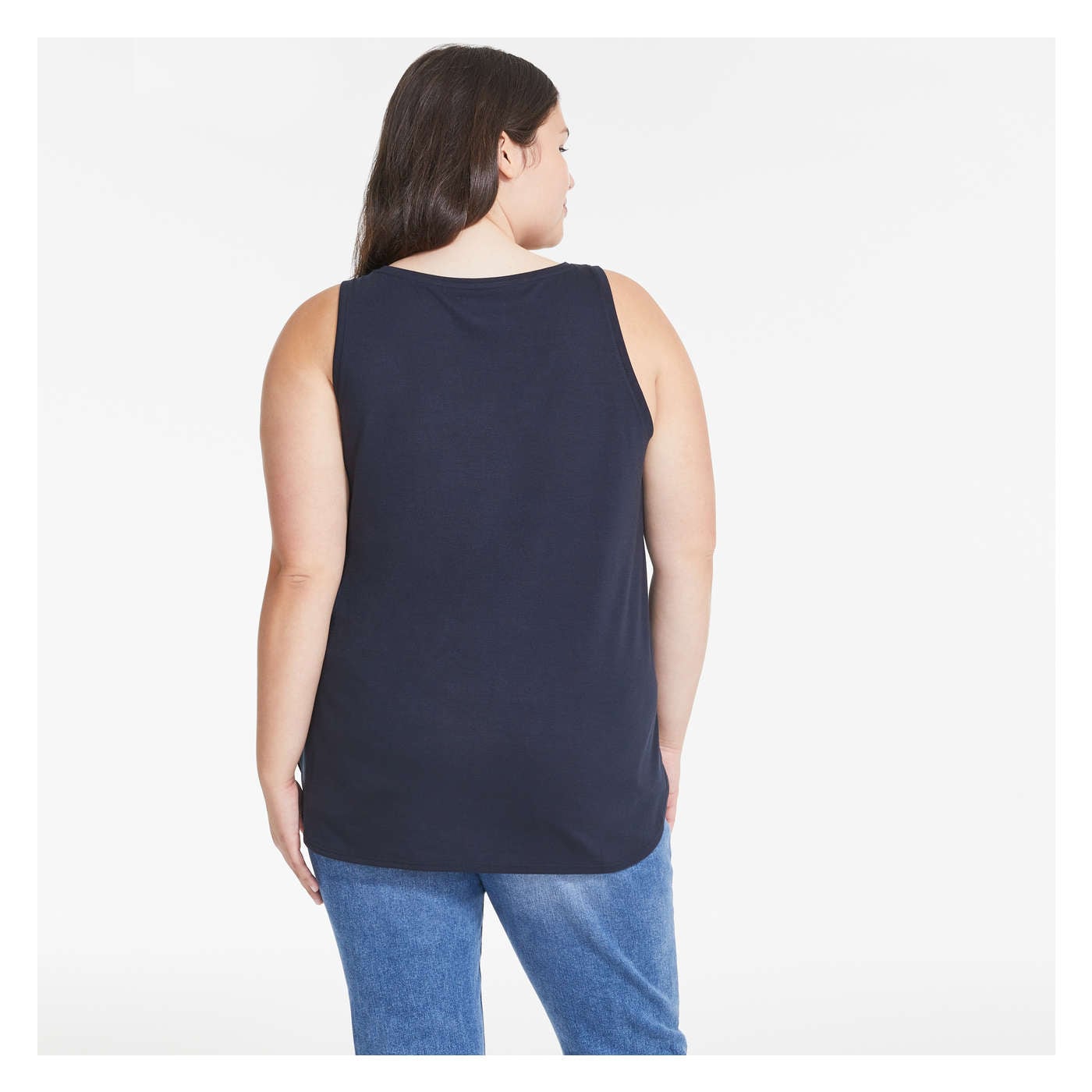 Relaxed-Fit Tank in JF Midnight Blue from Joe Fresh